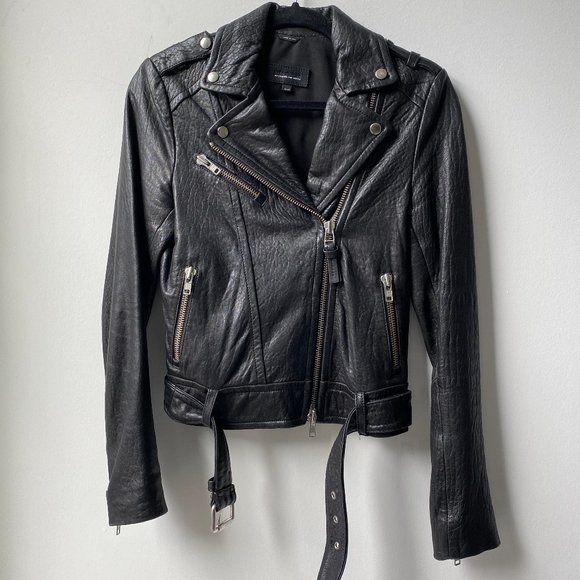 ARITZIA x MACKAGE RUMER LEATHER JACKET (EXCLUSIVE) - Picture 2 of 15